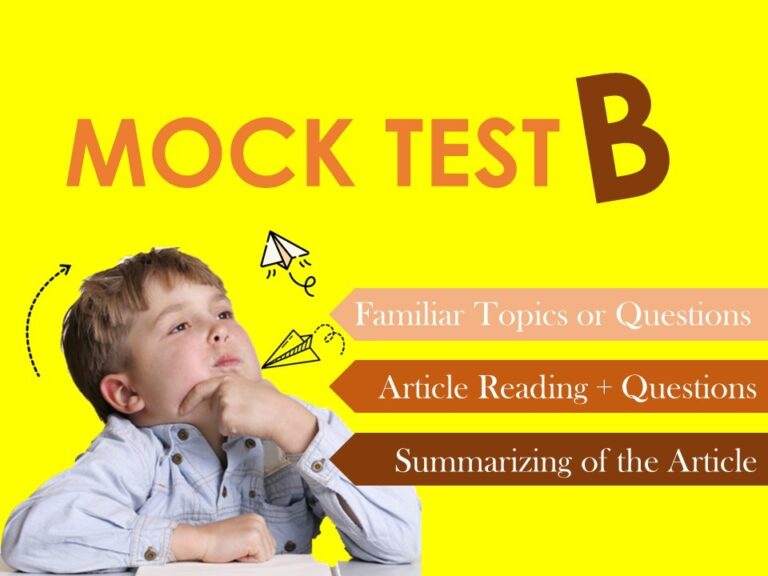 Mock Test B타입 - Freetalking Education